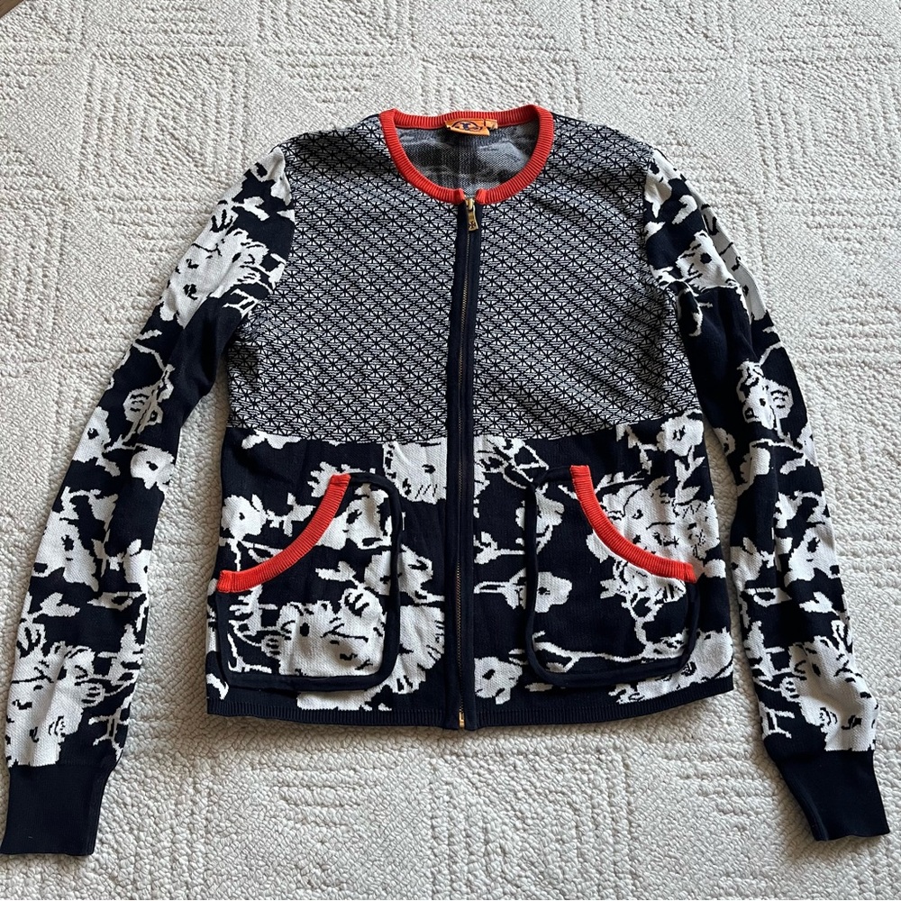 Tory Burch zip cardigan